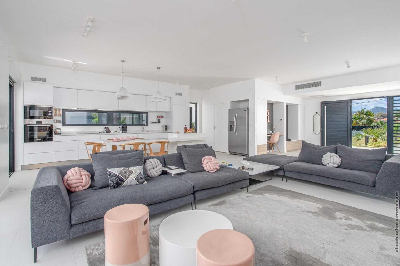 Location Villa Piscine Et Acces Mer - 8 Personnes - Villa Prestige Rosa Blanca ル・ヴォクラン エクステリア 写真